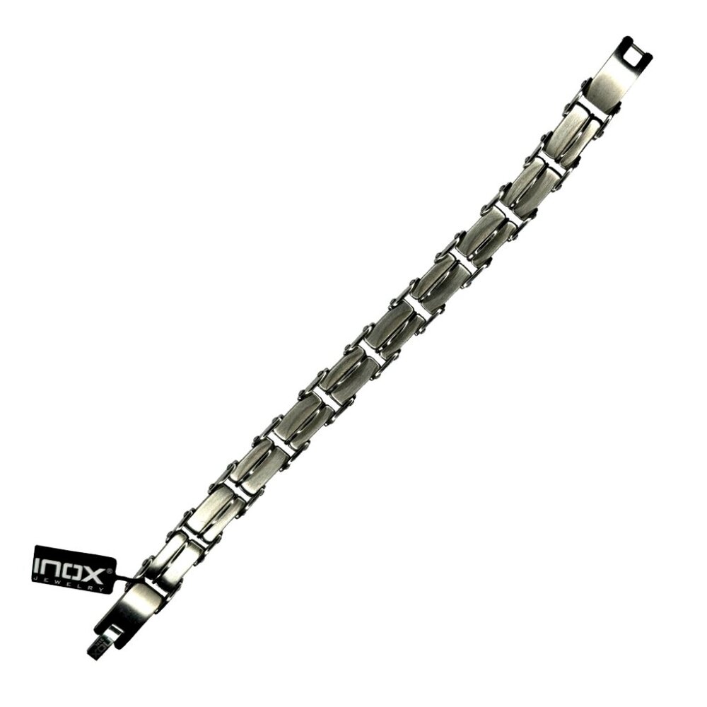 Inox Men's Stainless Steel Link Chain Bracelet